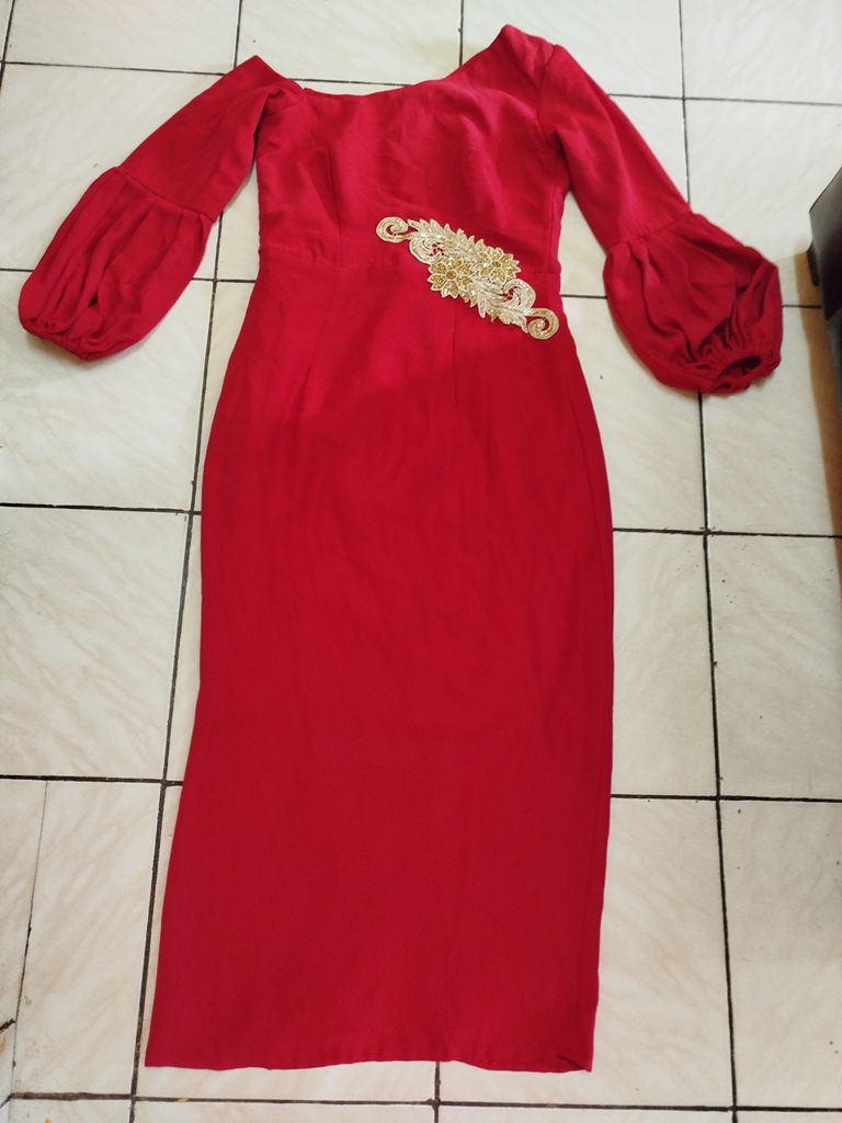 ROBE  DE SOIREE  ROUGE